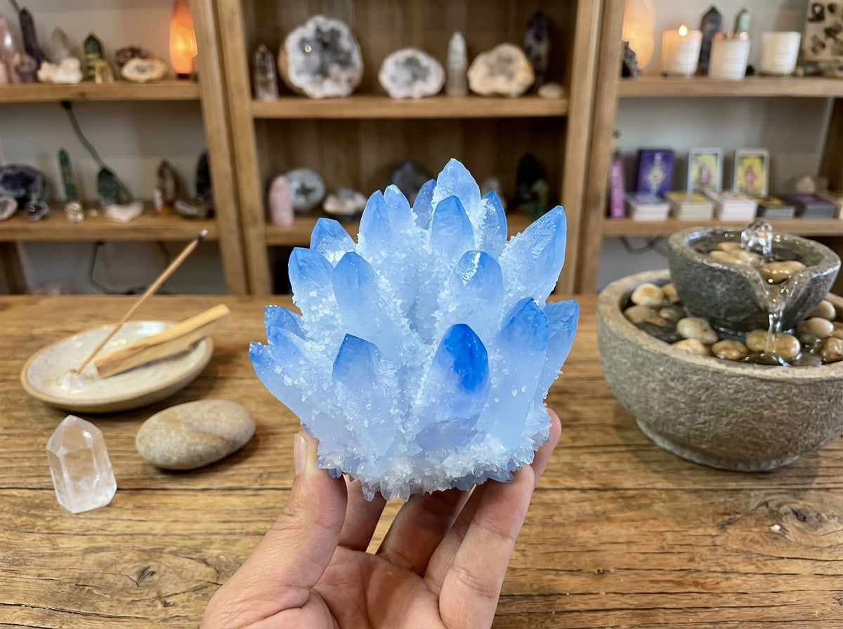 Quartz Crystal Flower Cluster