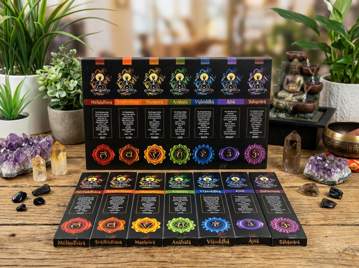 Goloka 7-Chakra Incense Set