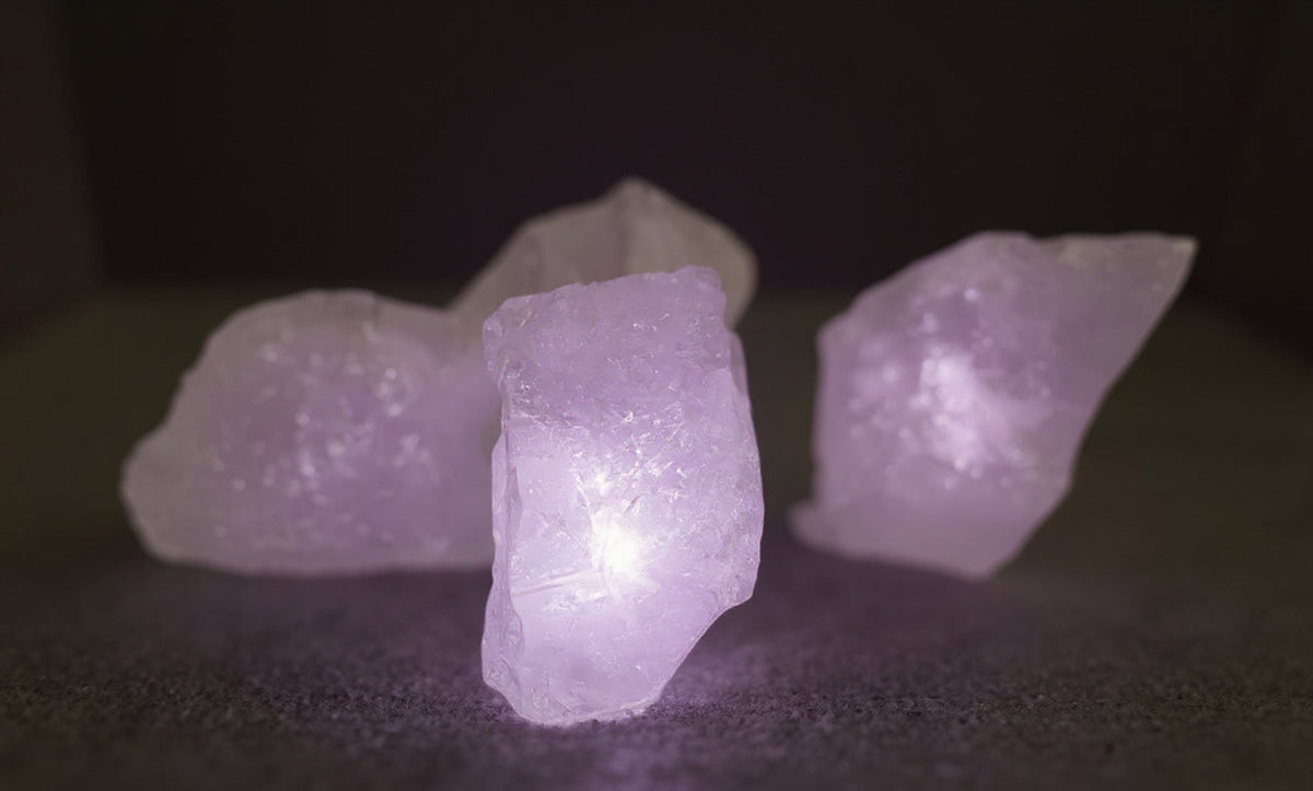 Crystal Raw Stone USB Night Light