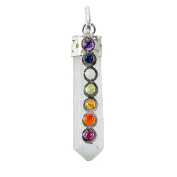 Selenite Chakra Pendant