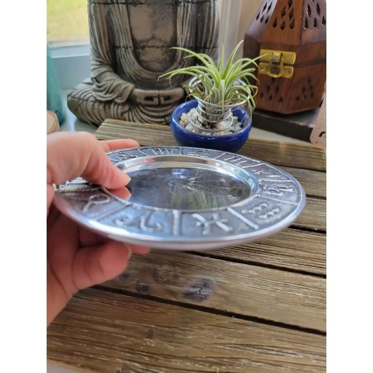 Quemador del zodiaco para velas de pilar