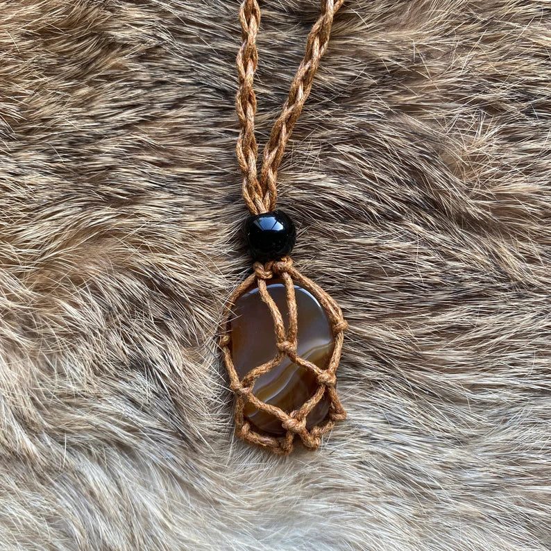 Rope Gem Necklace