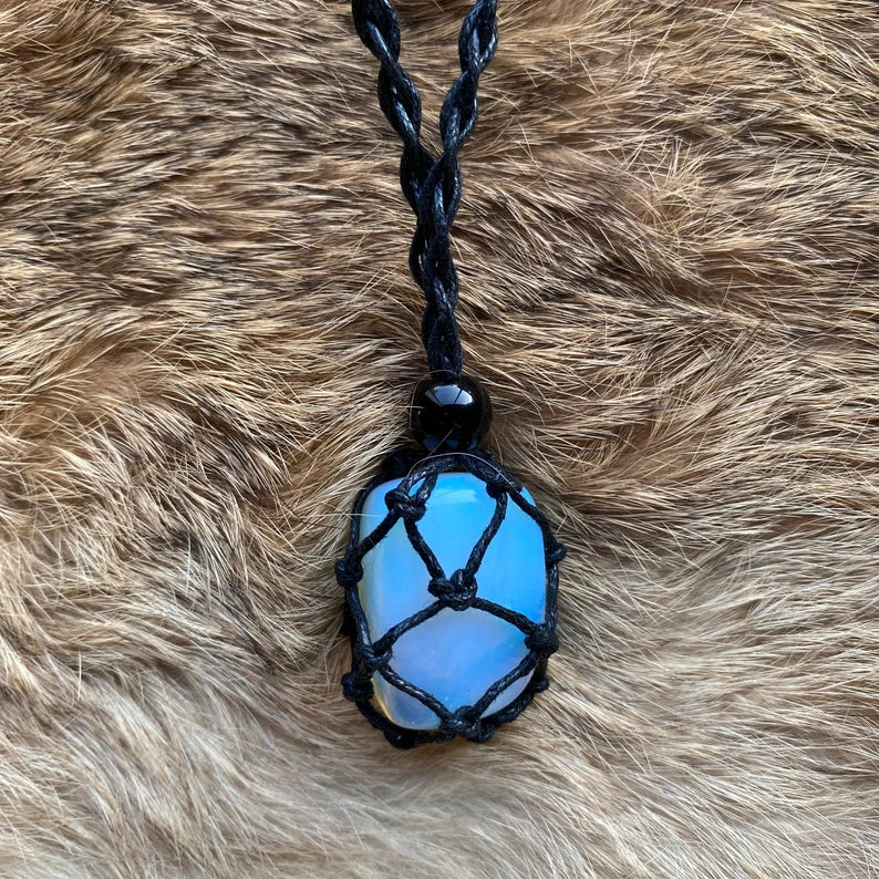Rope Gem Necklace