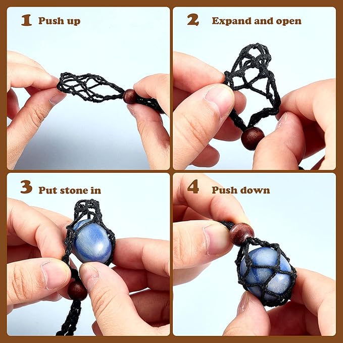 Rope Gem Necklace