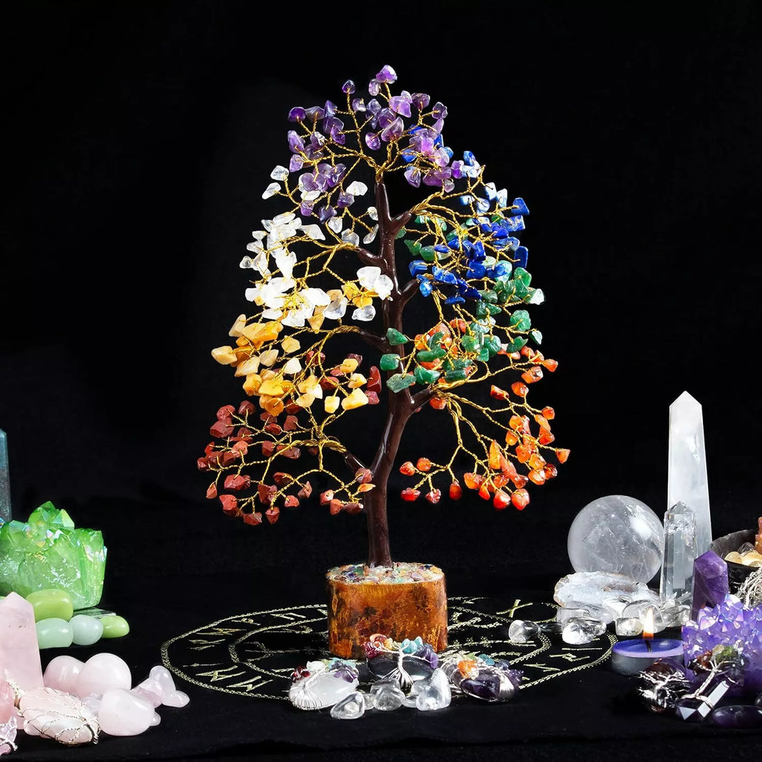 Large Seven Chakra Tree