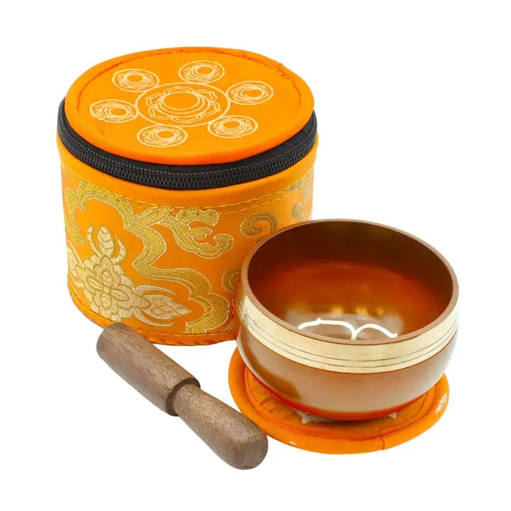 Small Singing Bowl - with Silk Case