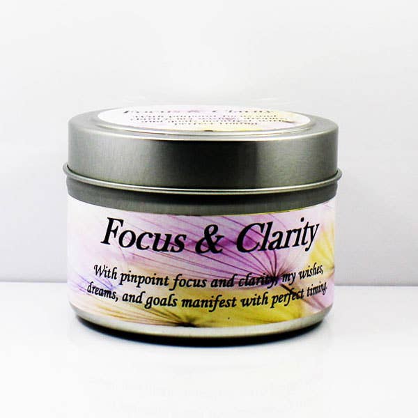 Focus & Clarity Tin Candle