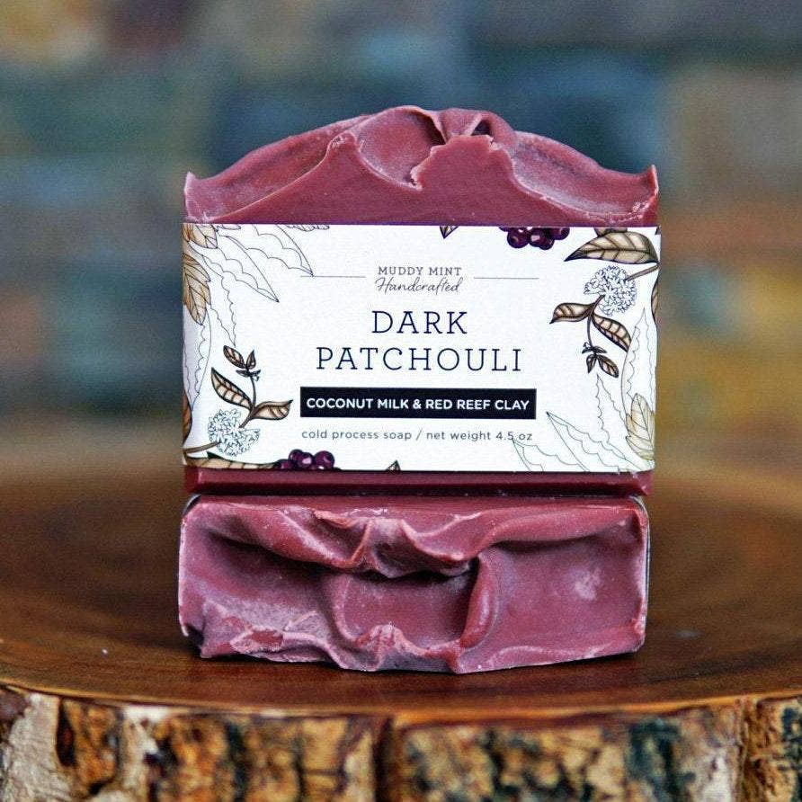 Dark Patchouli Soap with Coconut Milk