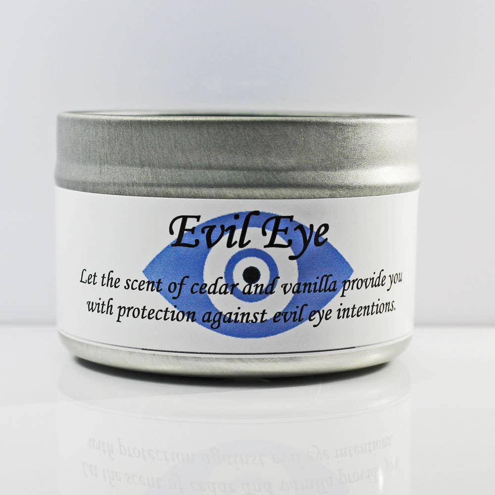 Evil Eye Tin Candle