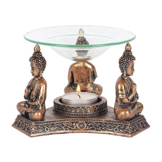 Bronze Buddha Oil Burner and Wax Warmer