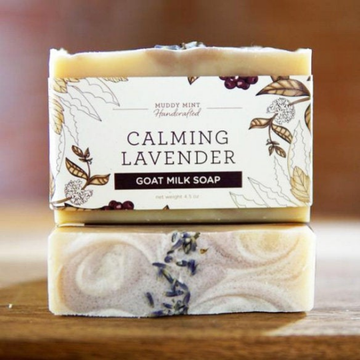 Calming Lavender Goat Milk Soap, Natural, Palm Free
