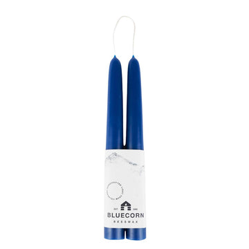 Pair of Hand-Dipped Beeswax Taper Candles